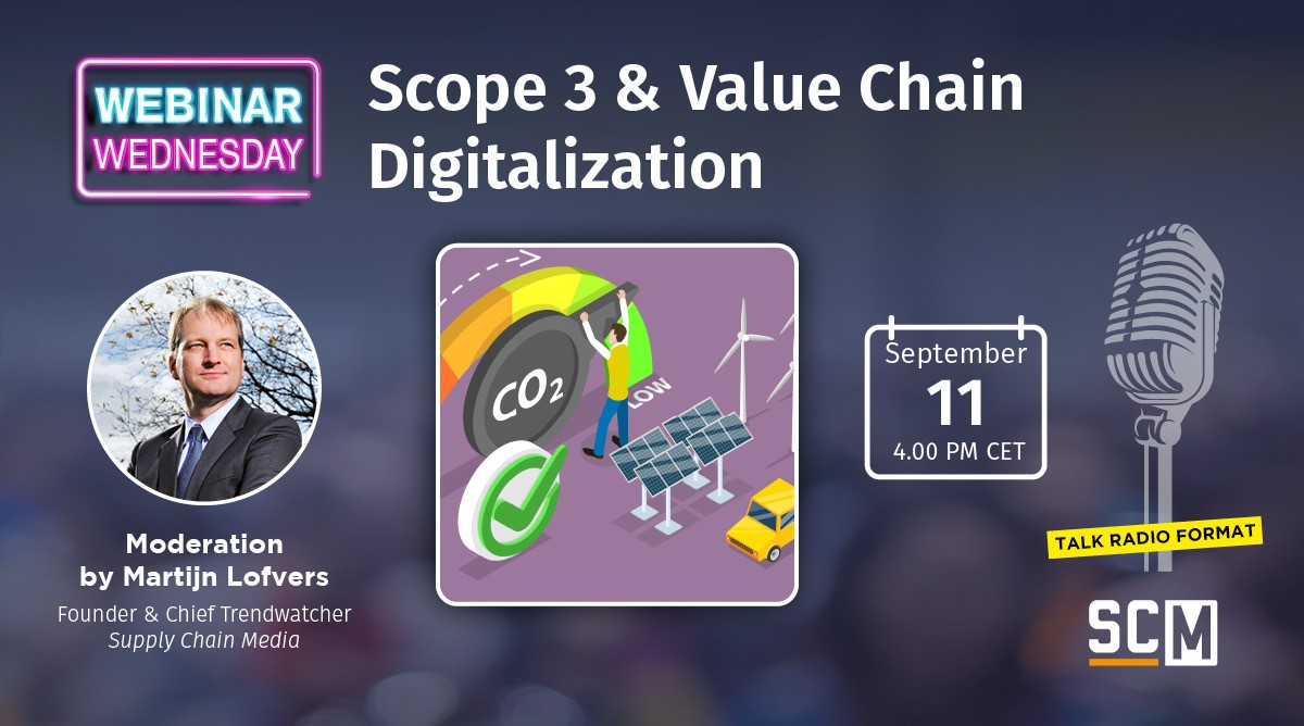 SCM Webinar Wednesday 2024 Scope 3 & Value Chain Digitalization